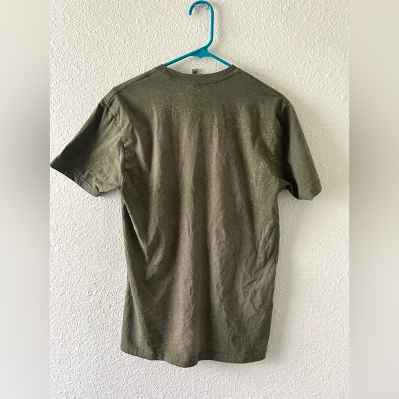 Proud Sister of a Soldier Tee Medium Bleach Dyed Army Green Graphic - Picture 8 of 8